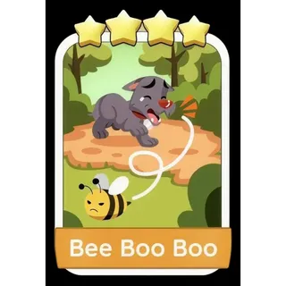 Bee Boo Boo 4⭐ Monopoly Go Sticker Set 13