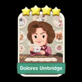 Dolores Umbridge 4⭐ Monopoly Go Sticker