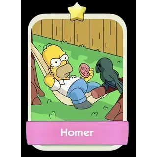 Homer 1⭐ Monopoly Go Sticker