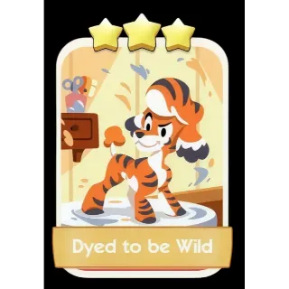Dyed to be Wild 3⭐ Monopoly Go Sticker
