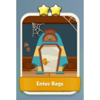 Enter Rags 2⭐ Monopoly Go Sticker Set 10