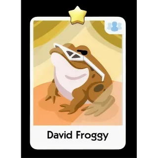 David Froggy 1⭐ Monopoly Go Sticker