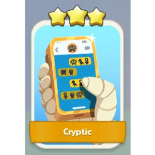 Cryptic 3⭐ Monopoly Go Sticker Set 10