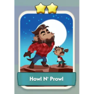 Howl n' Prowl 2⭐ Monopoly Go Sticker Set 6
