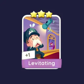 Levitating 3⭐ Monopoly Go Sticker