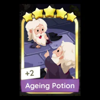 Ageing Potion 5 ⭐ Monopoly Go Gold Sticker Golden Blitz