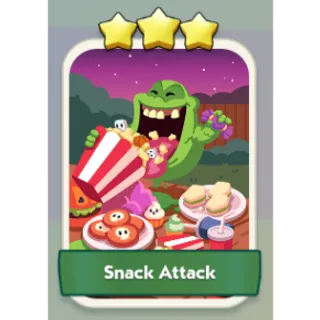 Snack Attack 3⭐ Monopoly Go Sticker Set 9