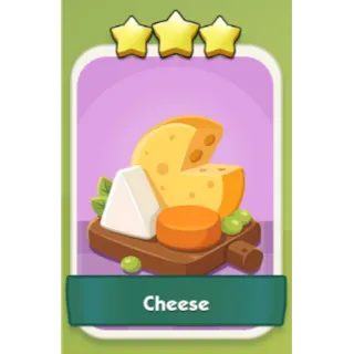 Cheese 3⭐ Monopoly Go Sticker Set 11