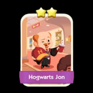 Hogwarts Jon 2⭐ Monopoly Go Sticker