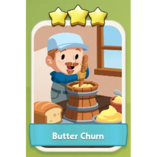 Butter Churn 3⭐ Monopoly Go Sticker Set 10