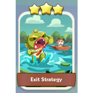 Exit Strategy 3⭐ Monopoly Go Sticker Set 11