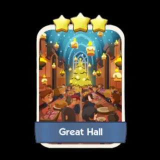 Great Hall 3⭐ Monopoly Go Sticker