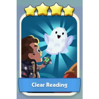 Clear Reading 4⭐ Monopoly Go Sticker Set 14
