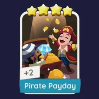 Pirate Payday 4⭐ Monopoly Go Sticker