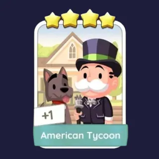 American Tycoon 4⭐ Monopoly Go Sticker