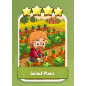 Salad Plans 4⭐ Monopoly Go Sticker Set 17