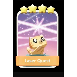 Laser Quest 4⭐ Monopoly Go Sticker