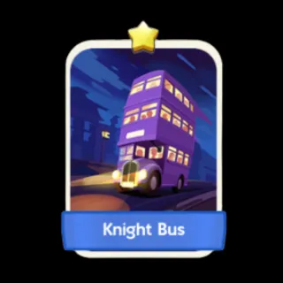 Knight Bus 1⭐ Monopoly Go Sticker