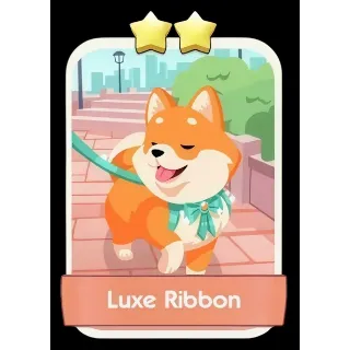 Luxe Ribbon 2⭐ Monopoly Go Sticker