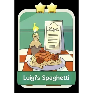 Luigis Spaghetti 2⭐ Monopoly Go Sticker