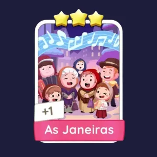 As Janeiras 3⭐ Monopoly Go Sticker