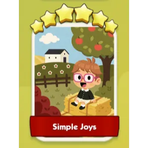 Simple Joys 6⭐ Monopoly Go Sticker Set 16