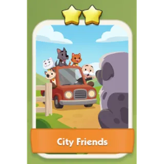 City Friends 2⭐ Monopoly Go Sticker Set 5