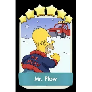 Mr Plow 6 ⭐ Monopoly Go Sticker