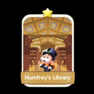 Humfrey's Library 1⭐ Monopoly Go Sticker