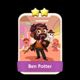 Ben Potter 2⭐ Monopoly Go Sticker