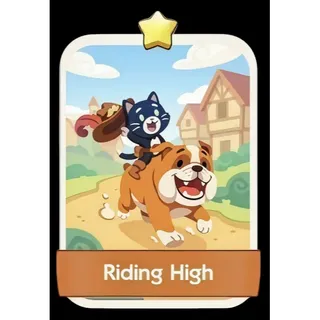 Riding High 1⭐ Monopoly Go Sticker