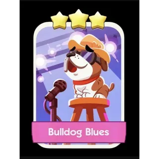 Bulldog Blues 3⭐ Monopoly Go Sticker