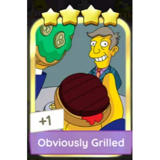 Obviously Grilled 4⭐ Monopoly Go Gold Sticker Golden Blitz