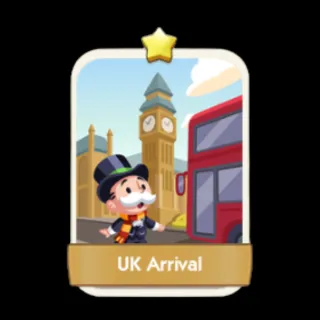 UK Arrival 1⭐ Monopoly Go Sticker