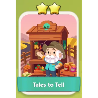 Tales to Tell 2⭐ Monopoly Go Sticker Set 8