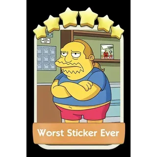 Worst Sticker Ever 6 ⭐ Monopoly Go Sticker