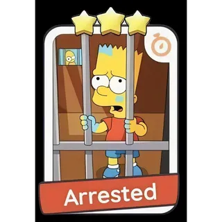 Arrested 3⭐ Monopoly Go Sticker