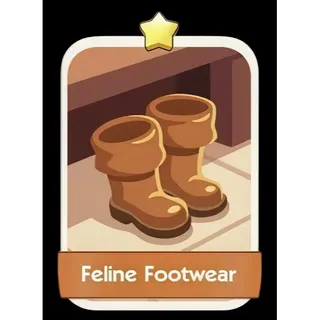 Feline Footwear 1⭐ Monopoly Go Sticker