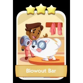 Blowout Bar 3⭐ Monopoly Go Sticker