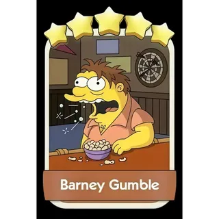 Barney Gumble 5⭐ Monopoly Go Sticker