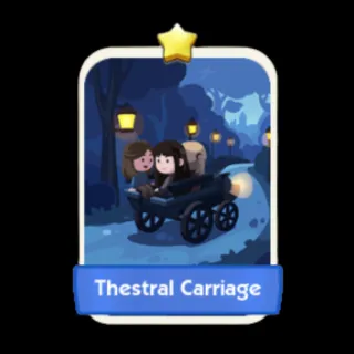 Thestral Carriage 1⭐ Monopoly Go Sticker