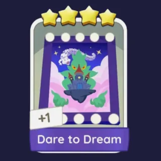  Dare to Dream 4⭐ Monopoly Go Sticker