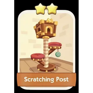 Scratching Post 2⭐ Monopoly Go Sticker