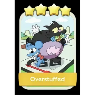Overstuffed 4⭐ Monopoly Go Sticker