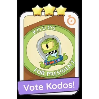 Vote Kodos 3⭐ Monopoly Go Sticker