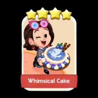Whimsical Cake 4⭐ Monopoly Go Sticker