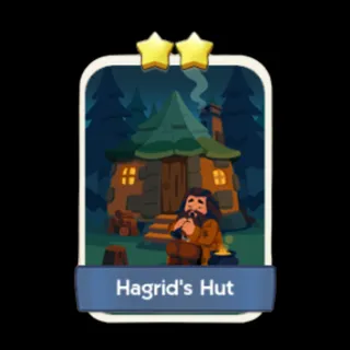 Hagrid's Hut 2⭐ Monopoly Go Sticker