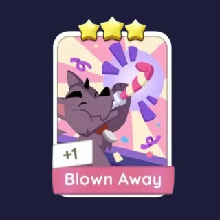 Blown Away 3⭐ Monopoly Go Sticker