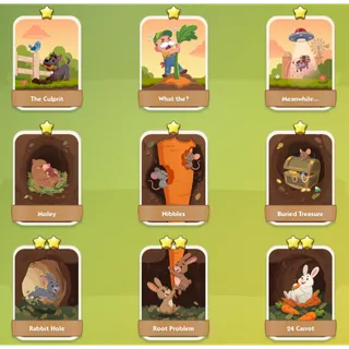 The Giant Carrot Monopoly Go Stickers Set 3 (Read Important Note and Rules)