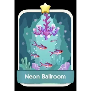 Neon Ballroom 1⭐ Monopoly Go Sticker